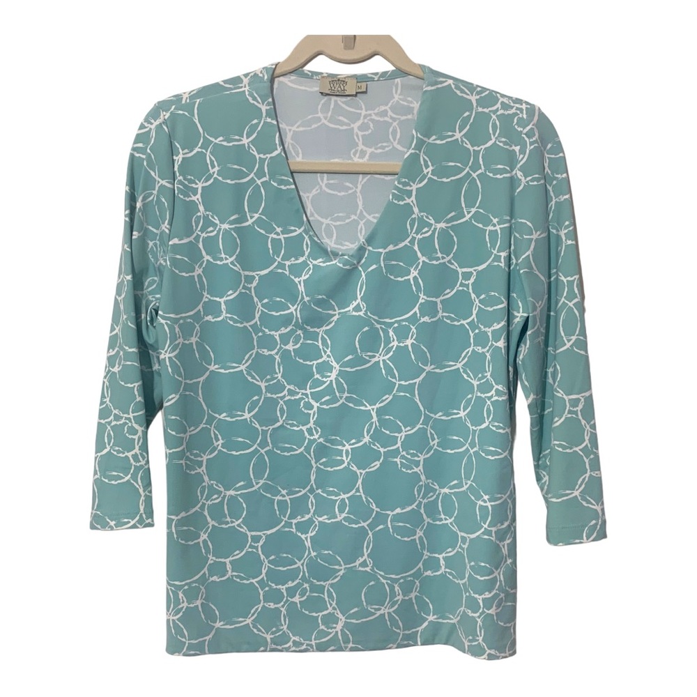Katherine Way signature 3/4 length sleeve top . Sz‎ M